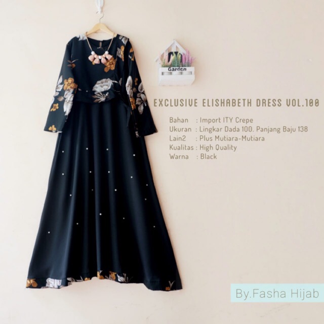 Premium Elishabeth Dress by Fasha Hijab