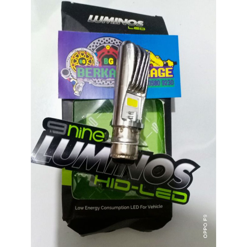 Lampu Depan Luminos H6 Original Sinar Putih Mio Beat Vario Supra Rx-King Jupiter Vega Scoppy