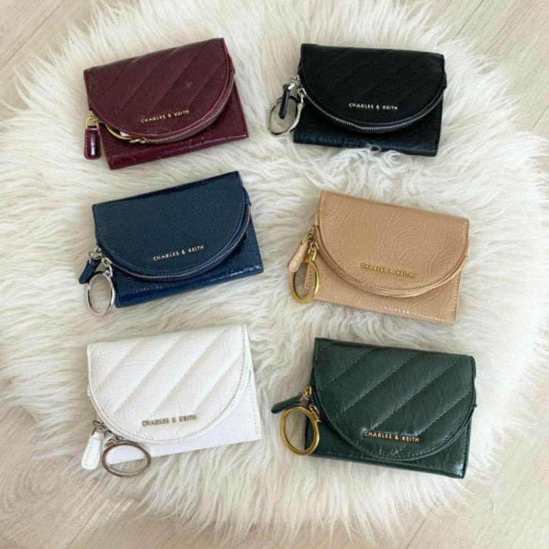 Ck Wrinkled Effect Mini Wallet | Dompet Wanita | Dompet Cewek | Dompet Kecil C594