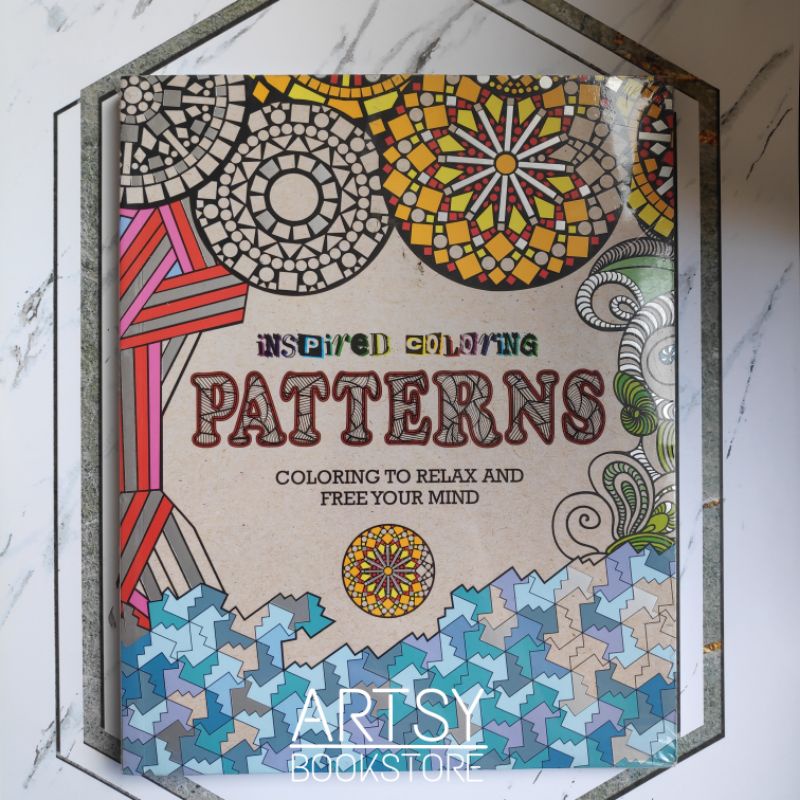Inspired Coloring Pattern - Adult Coloring Book IMPORT