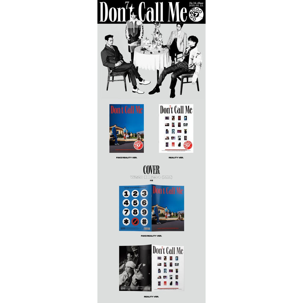 [READY STOCK] SHINee - Don't Call Me Album - Photobook (Reality &amp; Fake Reality ver.) SEALED