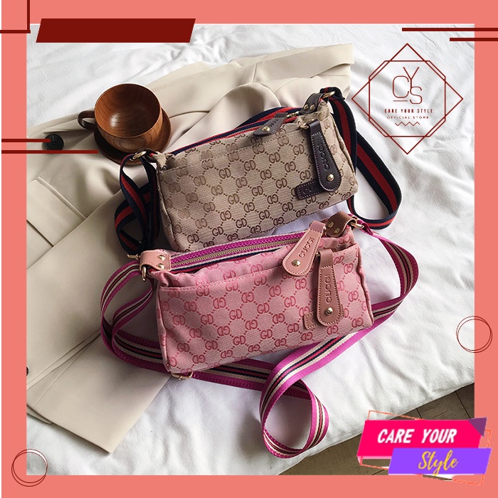 CYS Tas Selempang Wanita Motif Tas Selempang Wanita Kekinian Tas Import Sling Bag Women Tas Wanita Real Pict Sling Bag Super Elegant T279