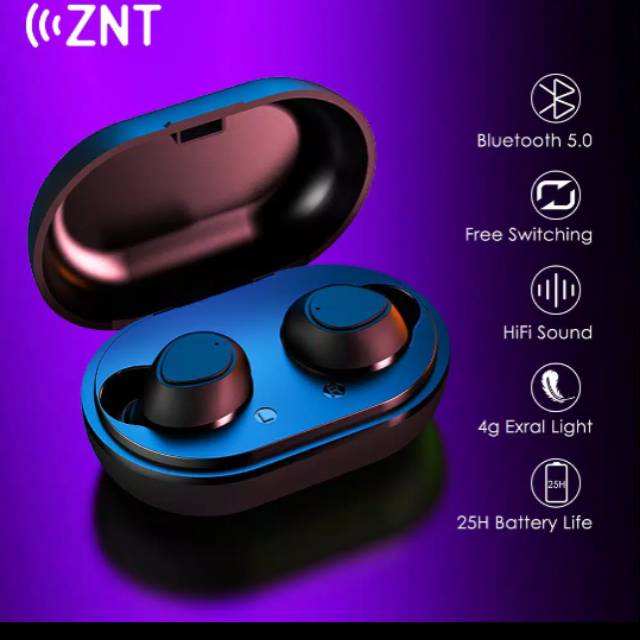 ZNT Airbuds TWS Earphone Wireless Bluetooth 5.0