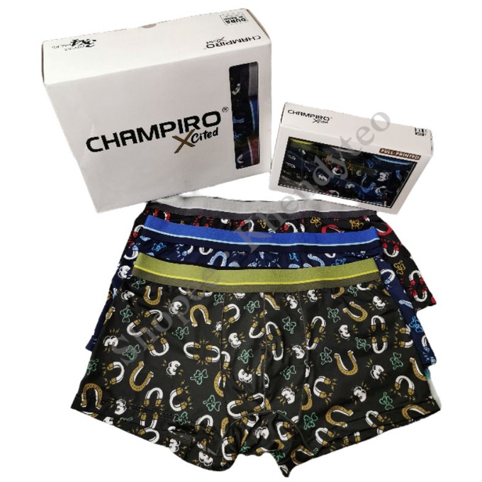 Celana dalam Champiro Boxer Xcited 0315 per 3pcs