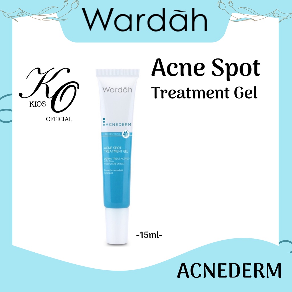 Wardah Acnederm Acne Spot Treatment Gel 15ml | Obat Totol Jerawat