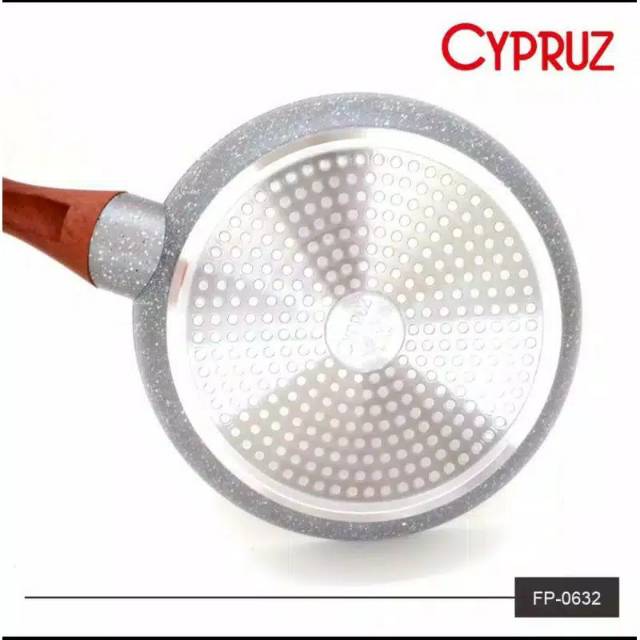 Cypruz Fry Pan Marble Induksi 24cm FP-0632 Original