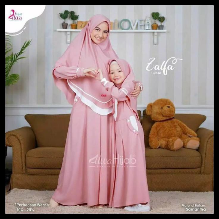 Rds - Gamis Couple Ibu & Anak Alwa Hijab