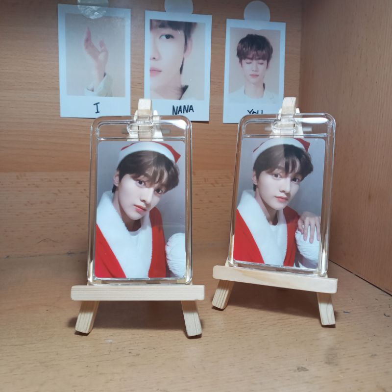 [READY] ID CARD ACRYLIC BANTEX PHOTOCARD HOLDER CLEAR POTRAIT