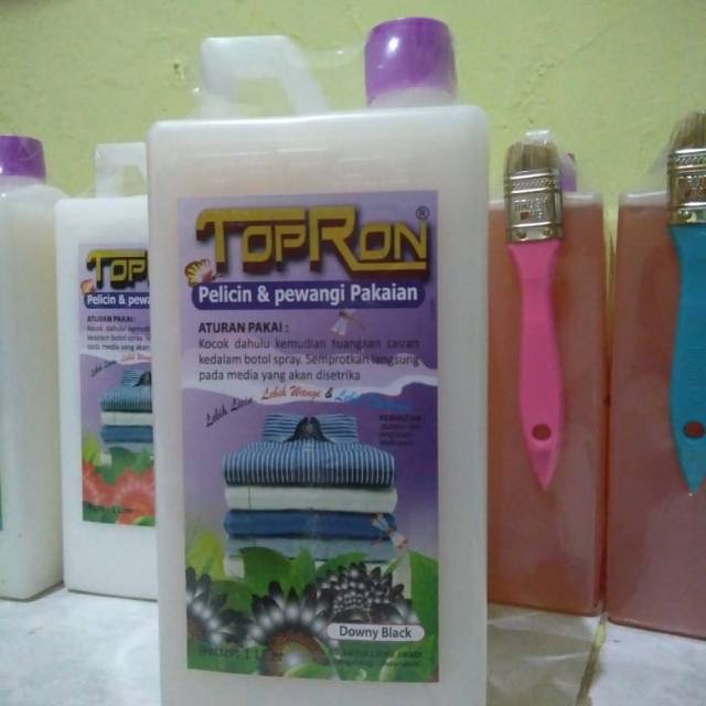Topron pelicin dan pewangi pakaian