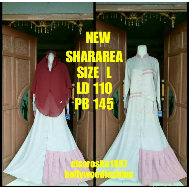 NEW SHARAREA ABU-ABU MERAH SIZE L