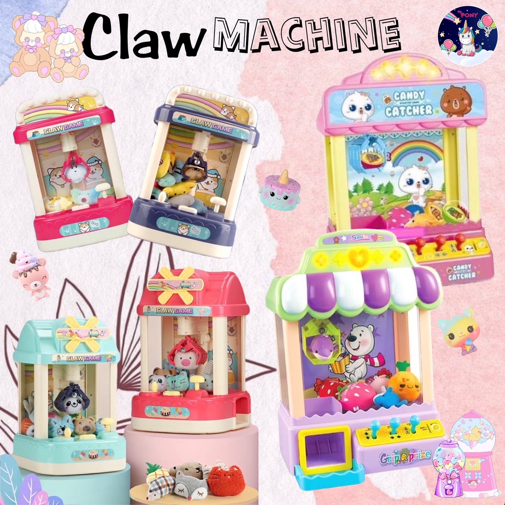 Mainan Anak Kekinian Joy Claw Machine/Mesin japit Boneka