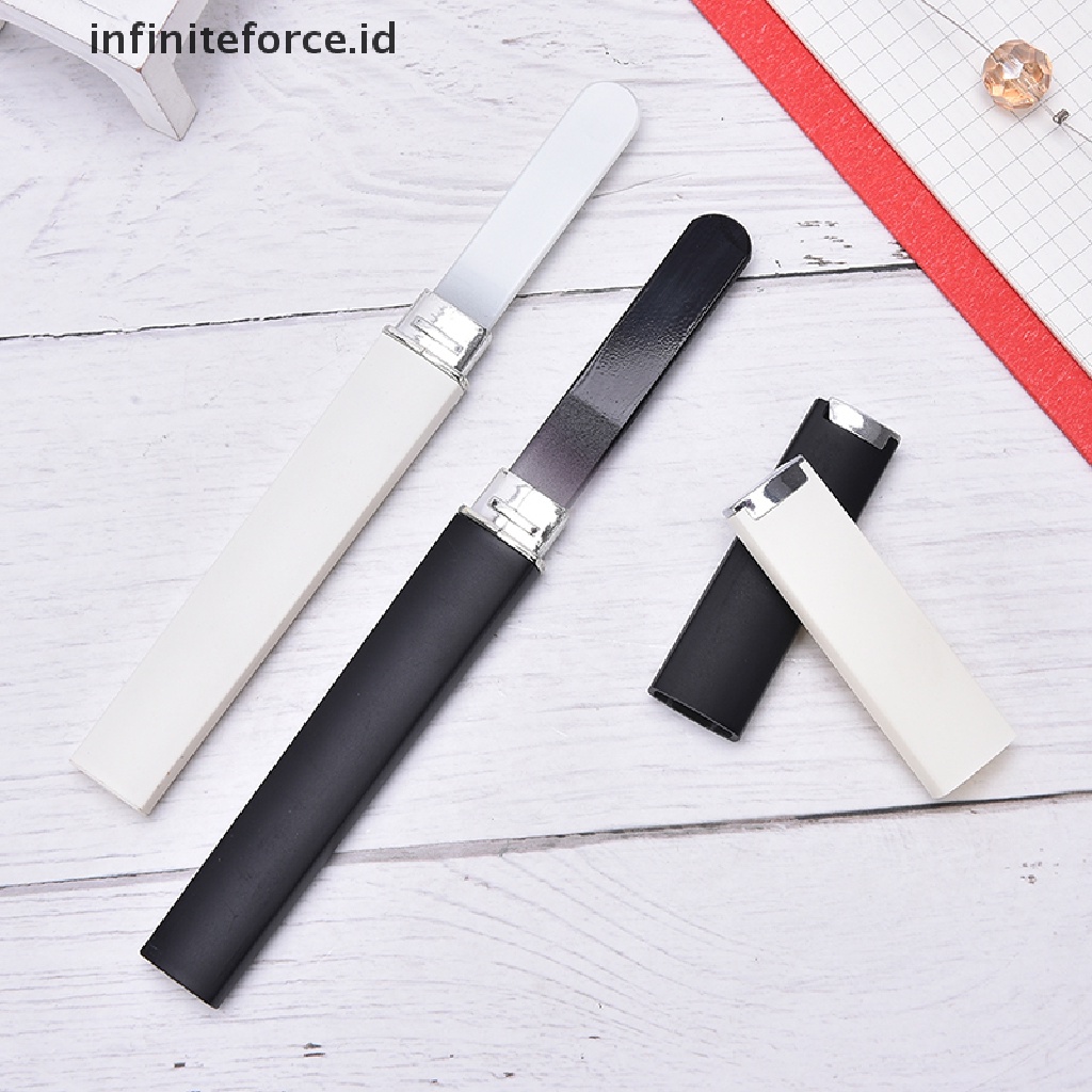 Infiniteforce.id 2pcs / Set Buffer Kikir Kuku Bahan Kaca Tahan Lama Untuk Manicure / Nail Art