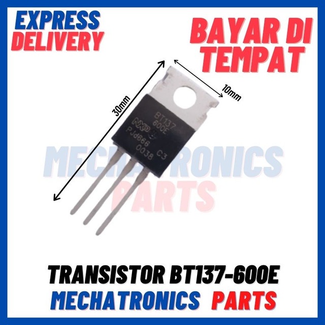 [SMC-9121] TRANSISTOR BT137-600E