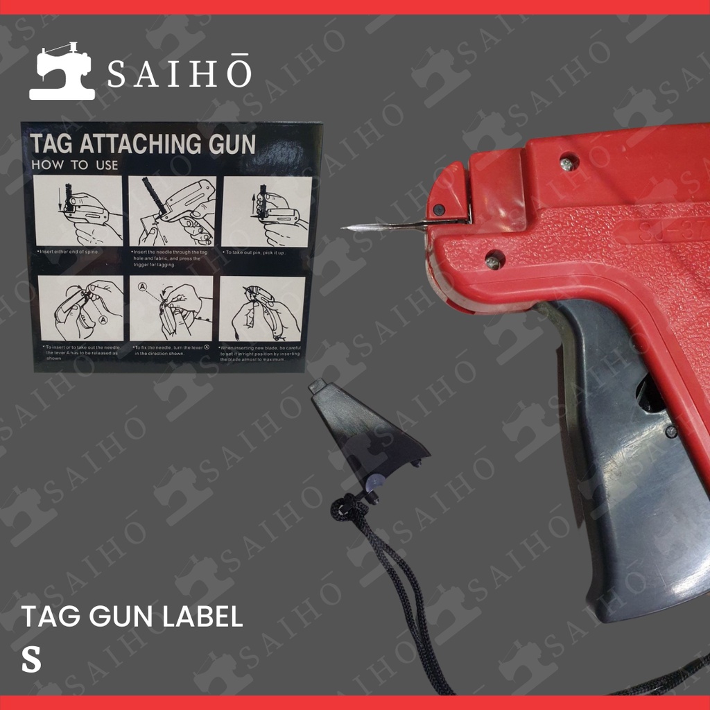 Tag Gun / Alat Tembakan Pemasan Label Hang Tag 3737