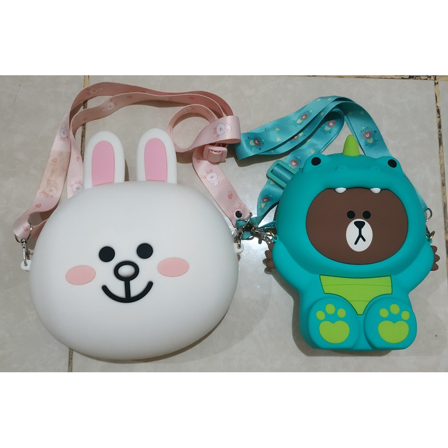 Preloved Tas Selempang Jelly Bag Line Series