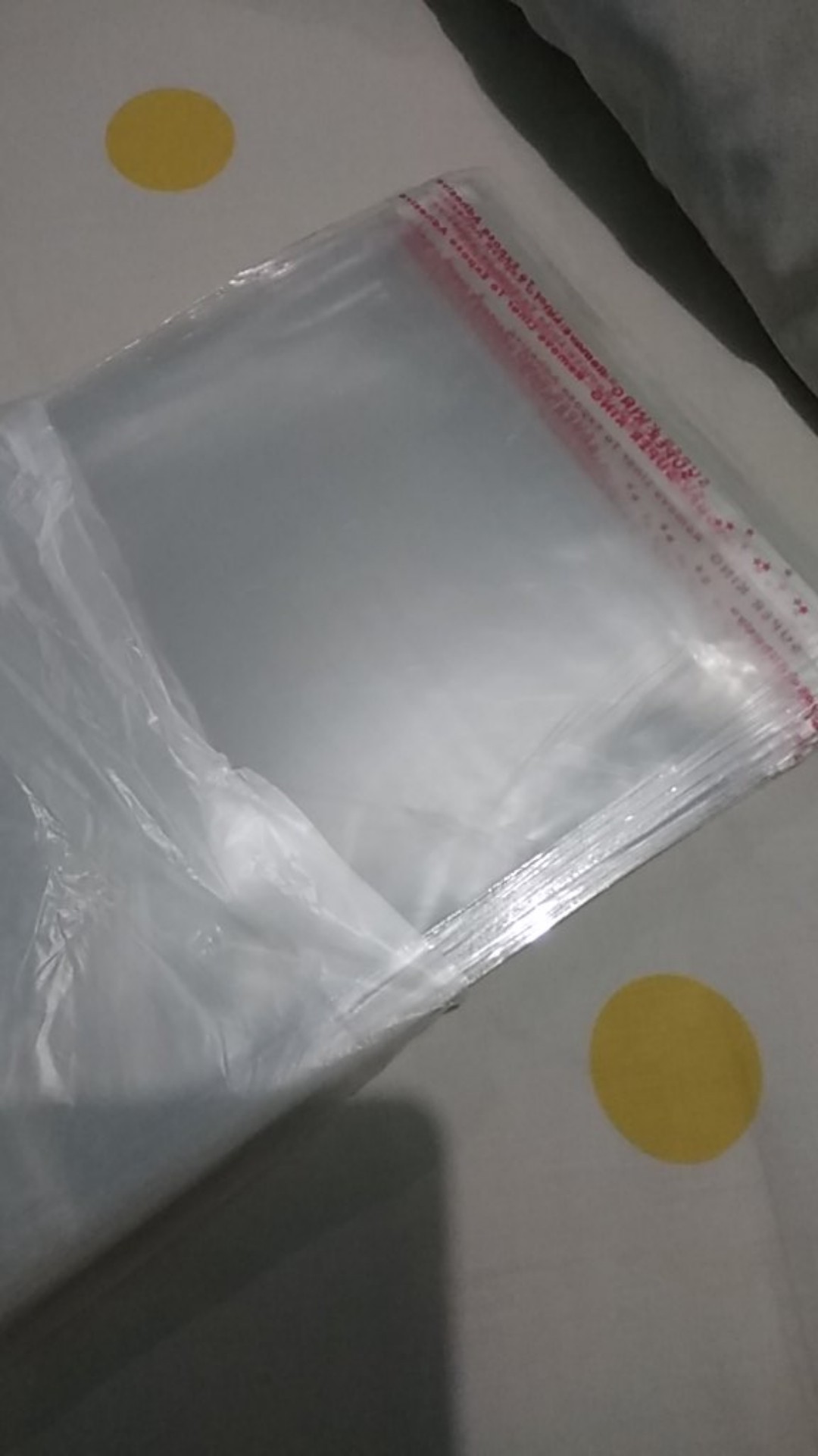 Plastik Opp Seal Roti Tebal Ukuran 15x18
