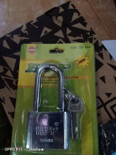 Gembok 50mm Panjang Hpp / Autolock , Gembok Pagar, Gembok Pintu ,gembok Cakram ,gembok Rumah