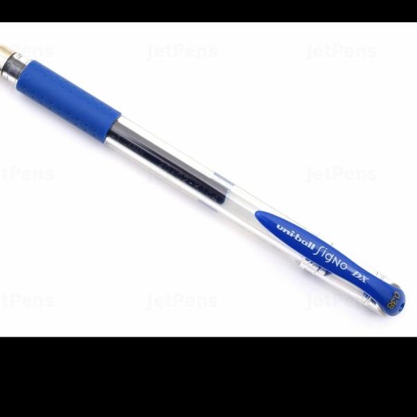 

❁ Bolpen Gel Uni-Signo DX 0.38 - Blue ♛