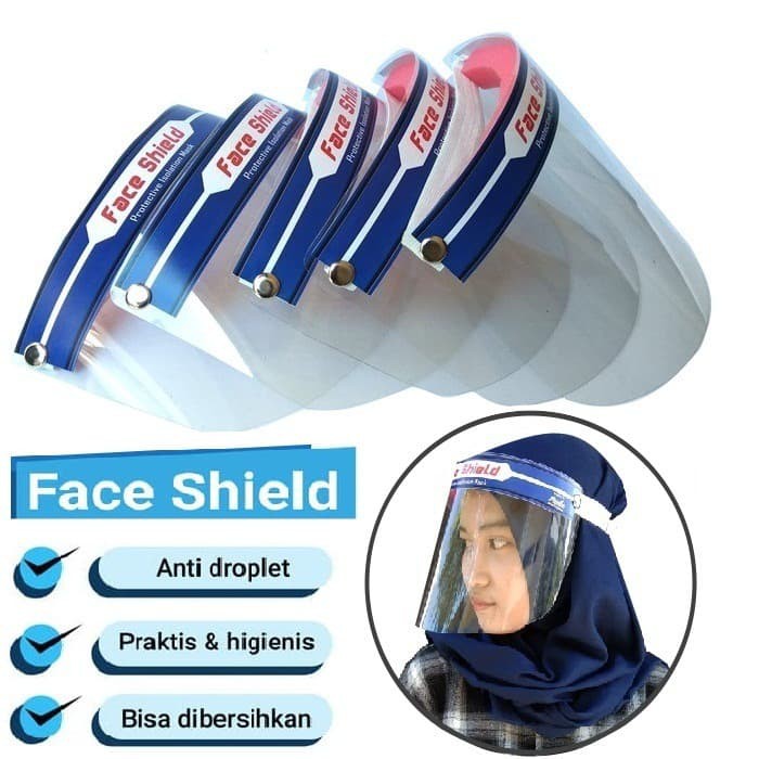 apd face shield. apd pelindung wajah Anti Fog Anti Air pelindung Droplet