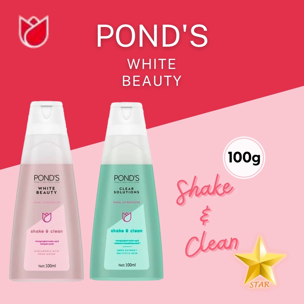 [BPOM] Ponds Clear Solution Shake &amp; Clean 100ml (Hijau) / Pond's / Pond / Cleanser / Miccelar Water / Cairan Pembersih Wajah / Pond / MY MOM