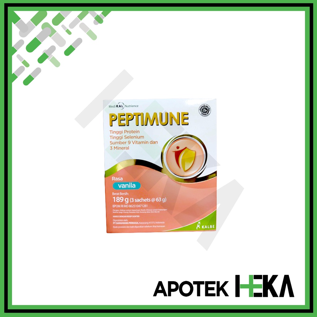 Peptimune Vanila 189 gram - Susu Untuk Optimalkan Sistem Imun Tubuh (SEMARANG)