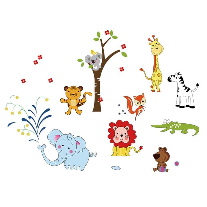 Wallsticker Dinding AY9221 Hewan-Hewan