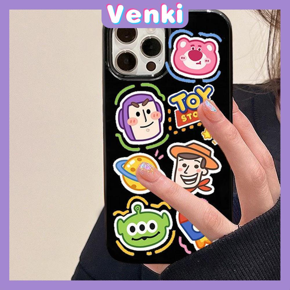 iPhone Case Silicone Soft Case Black TPU Glossy Big Hole Camera Protection Shockproof Cute Cartoon For iPhone 13 Pro Max iPhone 12 Pro Max iPhone 11 Pro Max iPhone 7Plus iPhone x