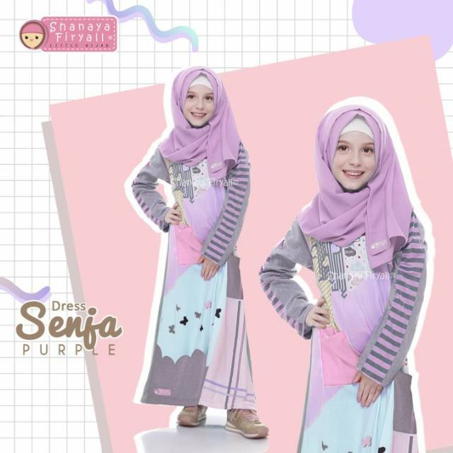 Special Price Dress Senja kids / Dress Anak/ Nuhijab/ original product