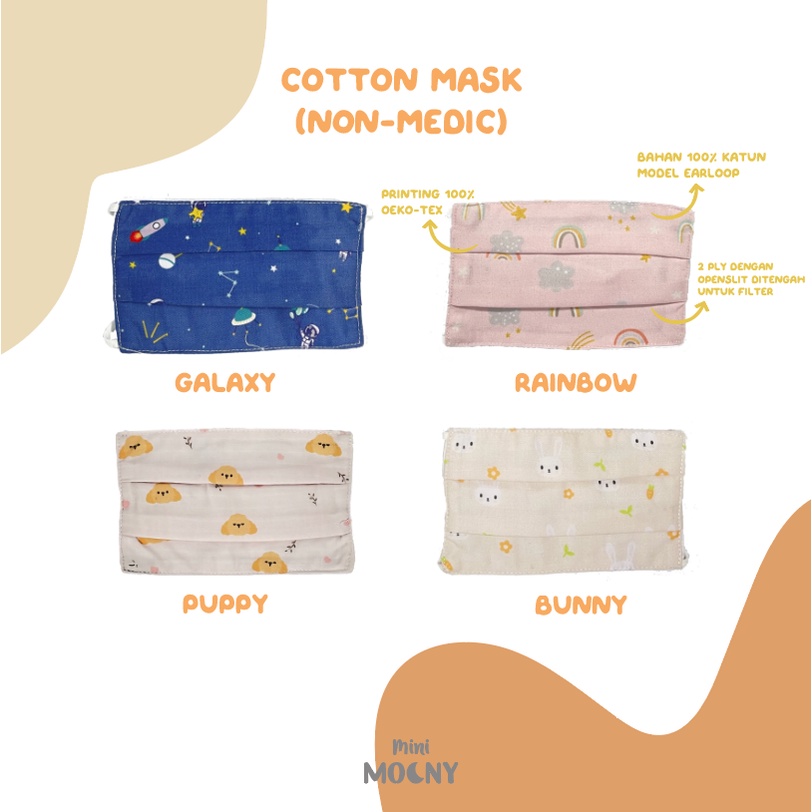 Mini Moony Cotton Mask ( Non-Medis ) for kids