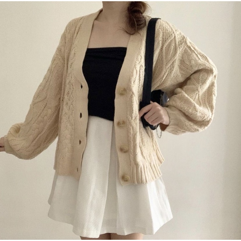 cable cardi kak pixie