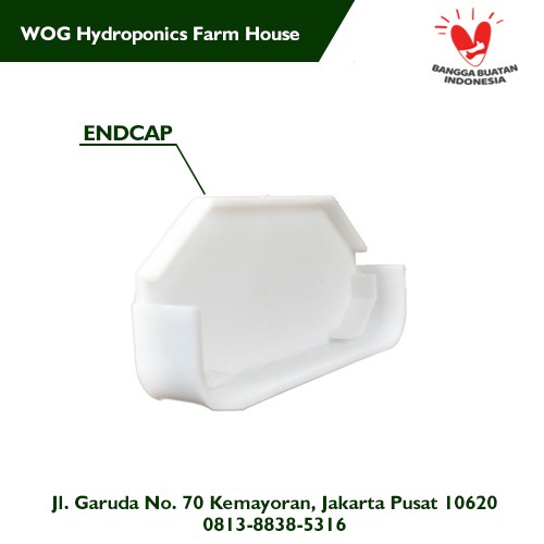 Endcap Gully Trapesium (Tutup Talang Air) Hidroponik