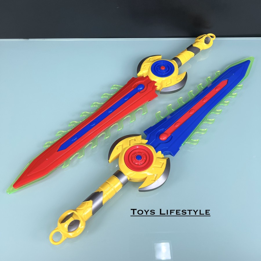 Mainan Anak Orb Sword Super Hero Ultra Blade Sword Plastik (Murah)