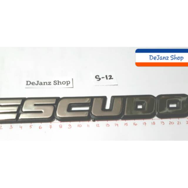 Emblem - Tulisan - Sticker - Tempelan - Logo Suzuki ESCUDO