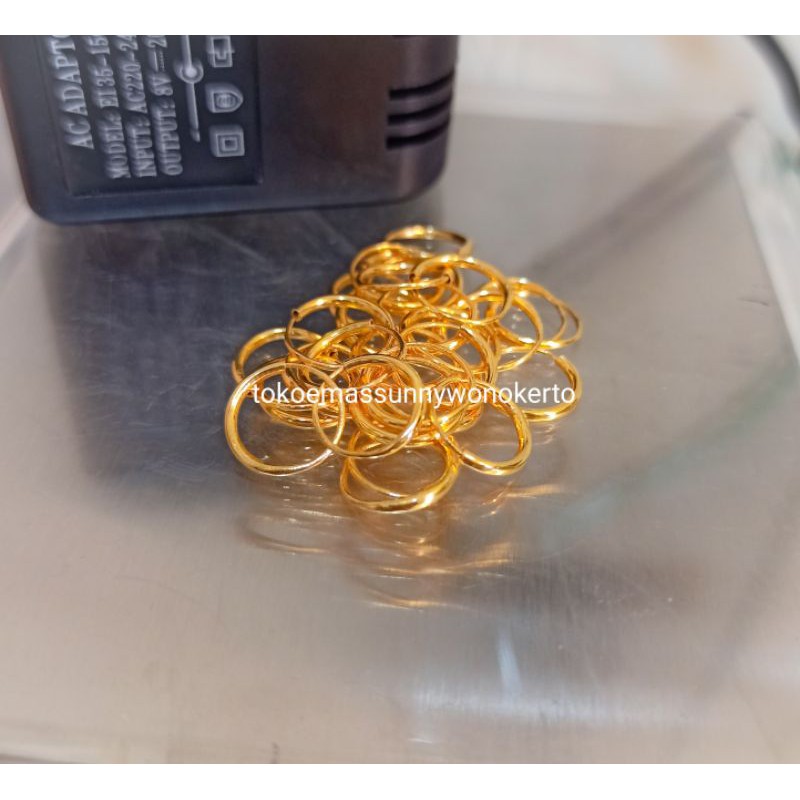 Anting tindik anak bayi newborn baby emas asli 300%700%