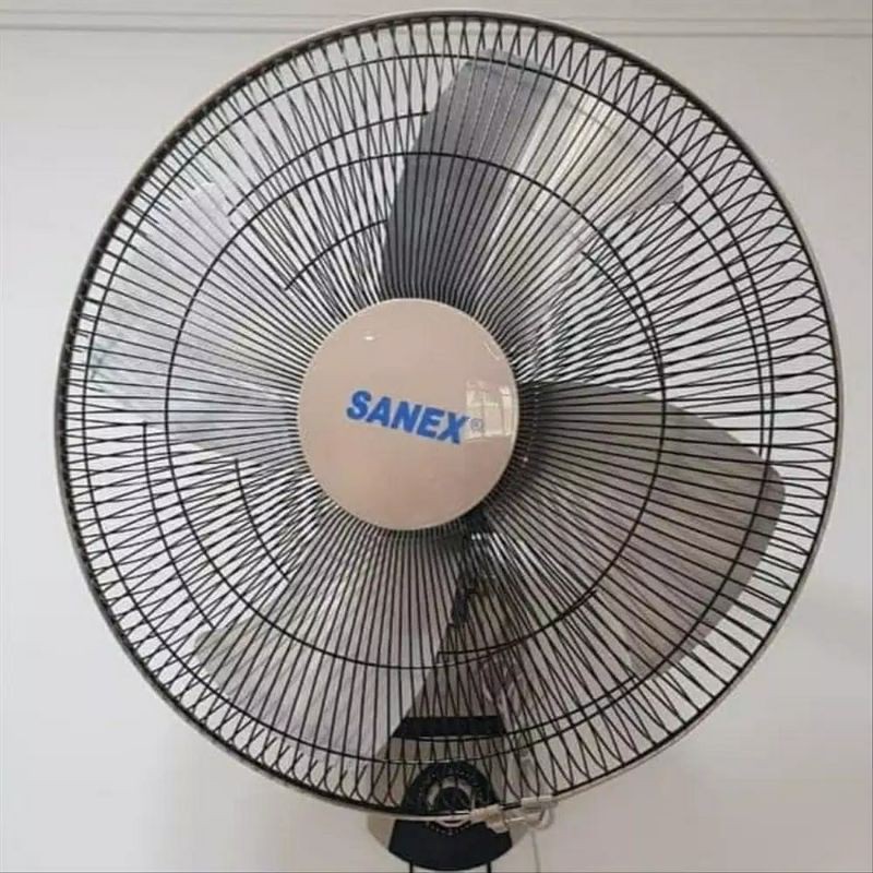 Kipas Angin Dinding Sanex 18 inch - Wall Fan Sanex 18 inch Baling -Baling Besi