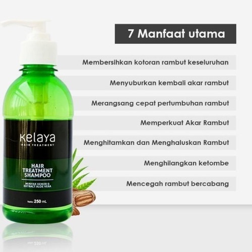 𝐑𝐀𝐃𝐘𝐒𝐀 - KELAYA Hair Treatment Shampoo - Hair Serum - Minyak Kemiri / Anti Rontok / Penumbuh Rambut