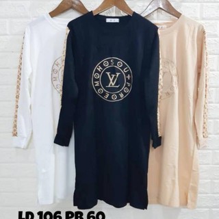  KODE 9712 REALPIC TUNIK KAOS IMPORT  BORDIR TANGAN LIST 