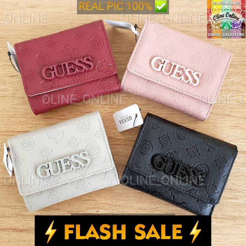 Dompet wanita kamryn embossed gs women trifold wallet mini to gb medium size