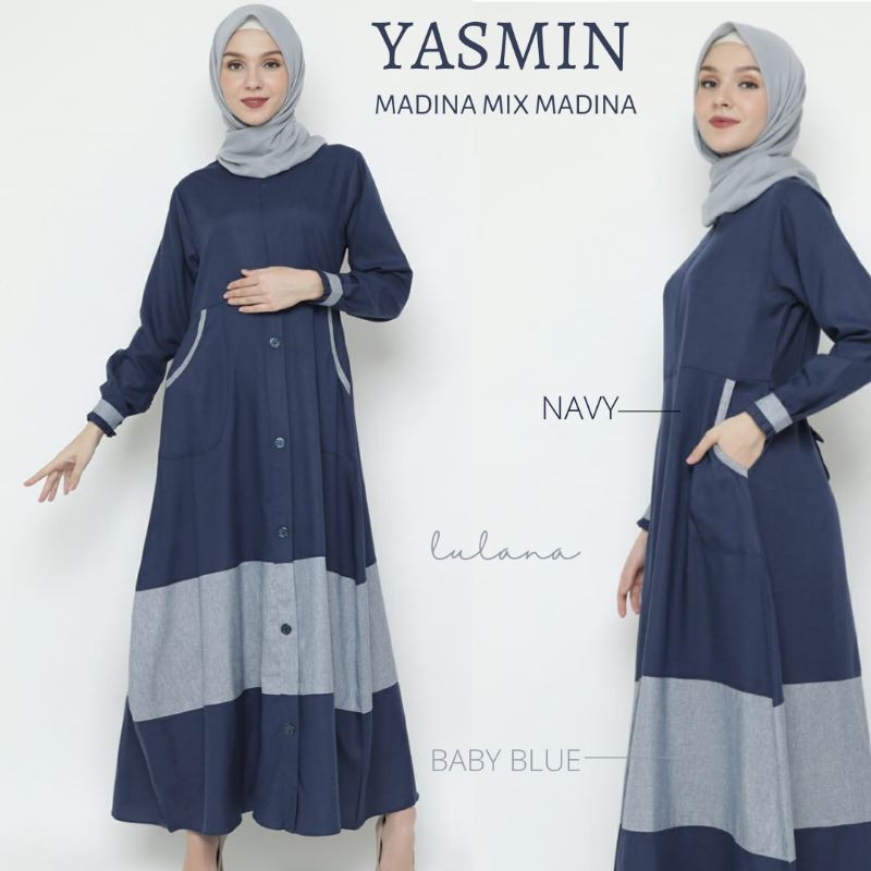 Gamis Yasmin Madina mix Madina