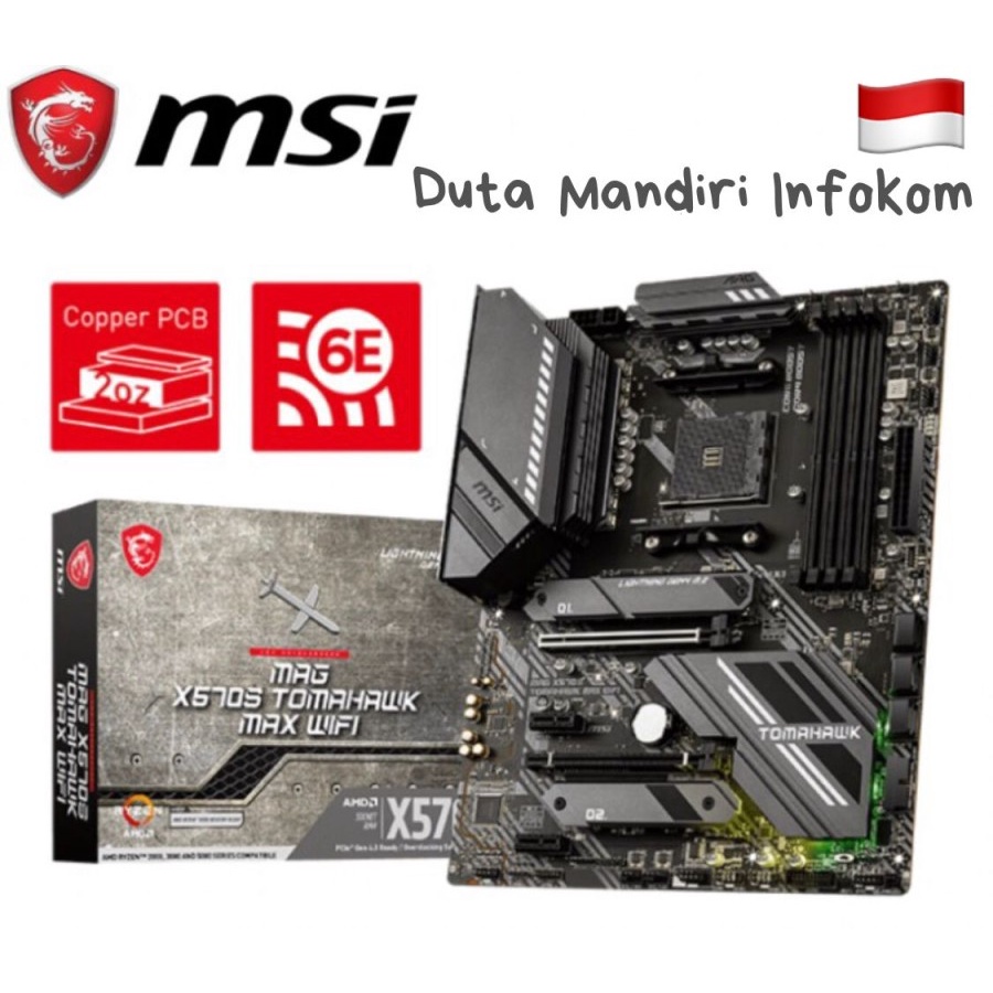 Msi MAG X570S Tomahawk Max WiFi - [Socket AM4, AMD X570, DDR4, SATA3]