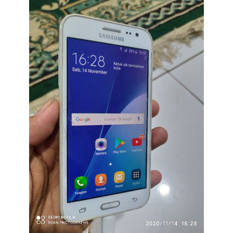 (Nego)HP Samsung galaxy J2 4G LTE (Batangan)layar Orian Amoled ram 1GB/8GB