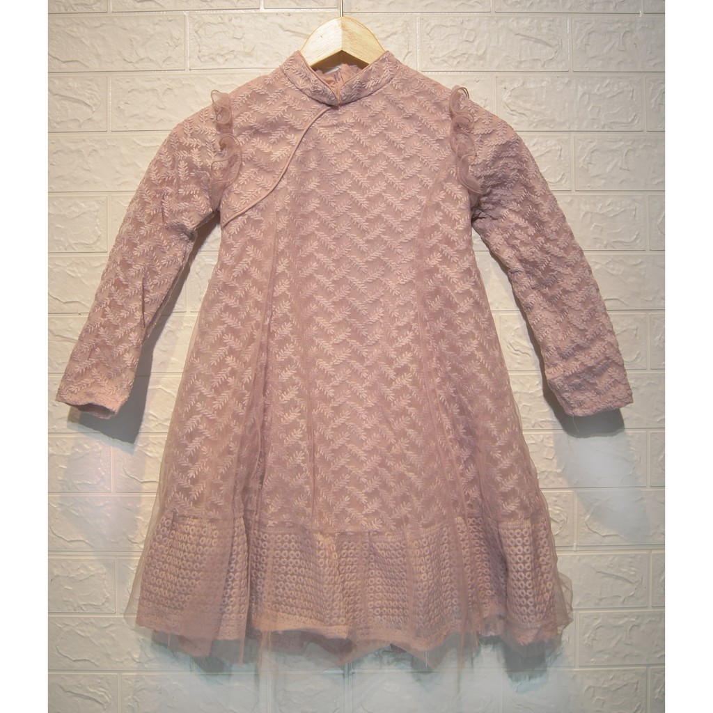 Dress Anak Brokat Korea