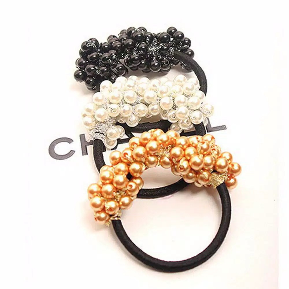 Ikat Rambut Korea Mutiara Pearl / Aksesoris Rambut