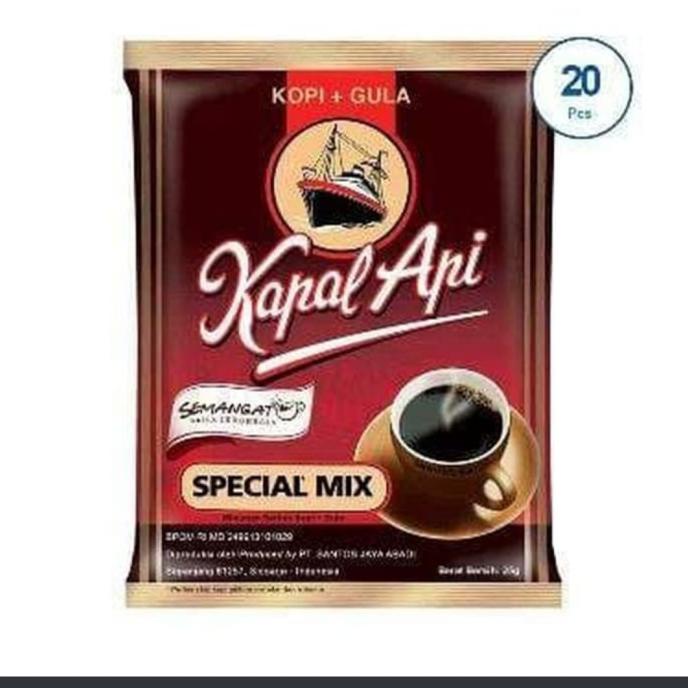 

Hemat Kopi Kapal Api Kopi Plus Gula Spesial Mix Isi 20 Sachet Diskon