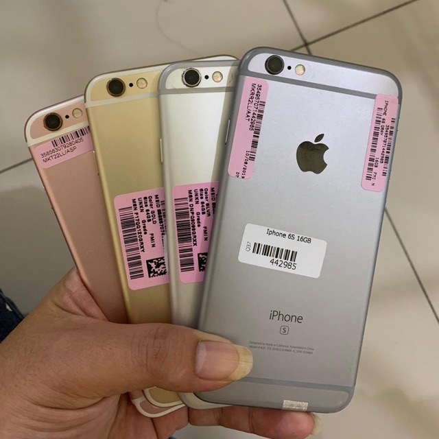 iPhone 6S 16GB&64GB&128GB MULUS FULLSET 99%% EX INTER READY STOCK-1