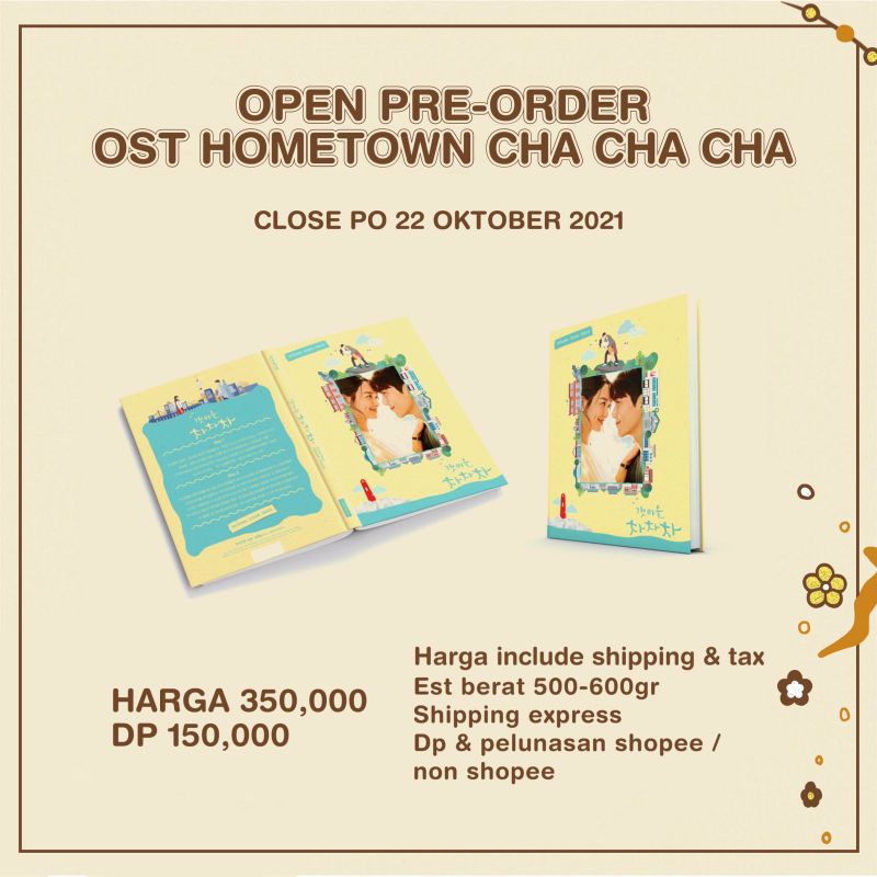[READYSTOCK] HOMETOWN CHA CHA CHA OST ALBUM