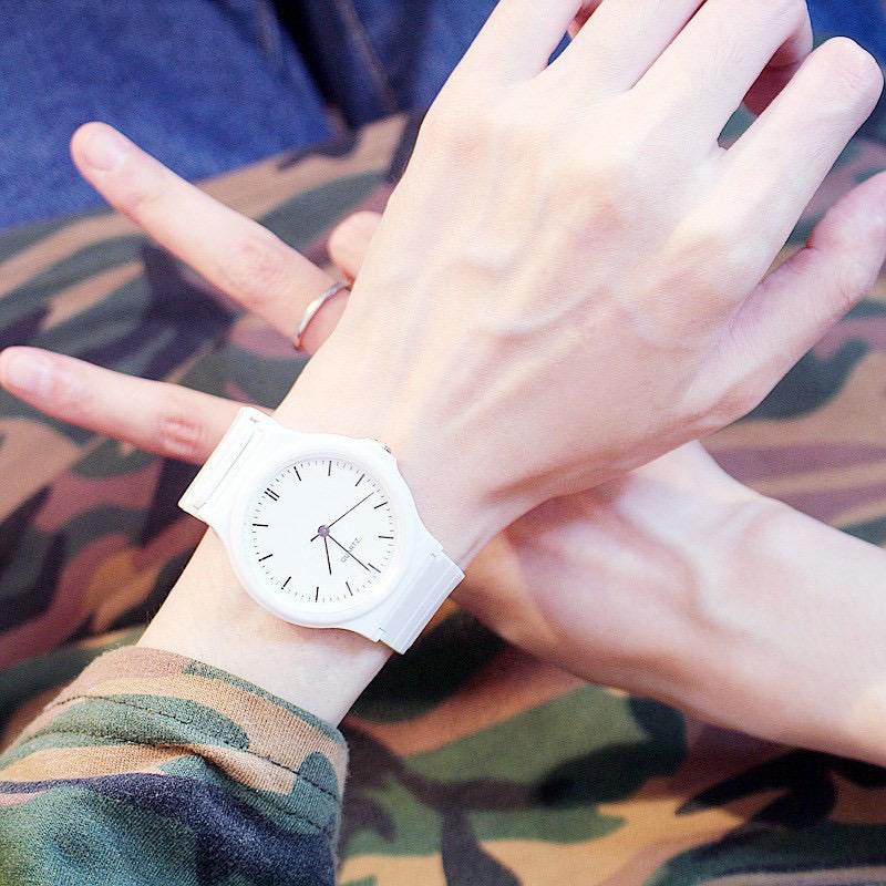 ✅COD [BBS] BAYAR DITEMPAT - Jam Tangan termurah Rubber Angka Rubber candy Karet jam tangan unisex-RandoM