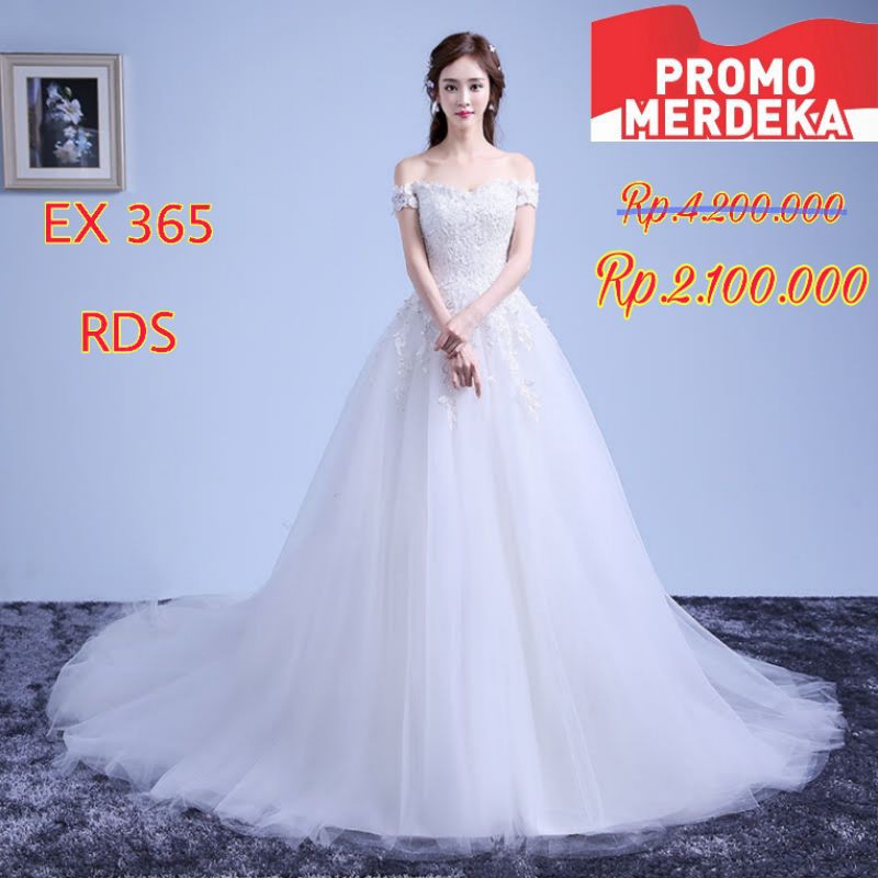 Gaun Pengantin BARU EX 365