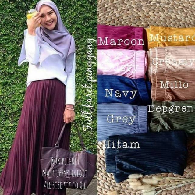 Rok plisket murah