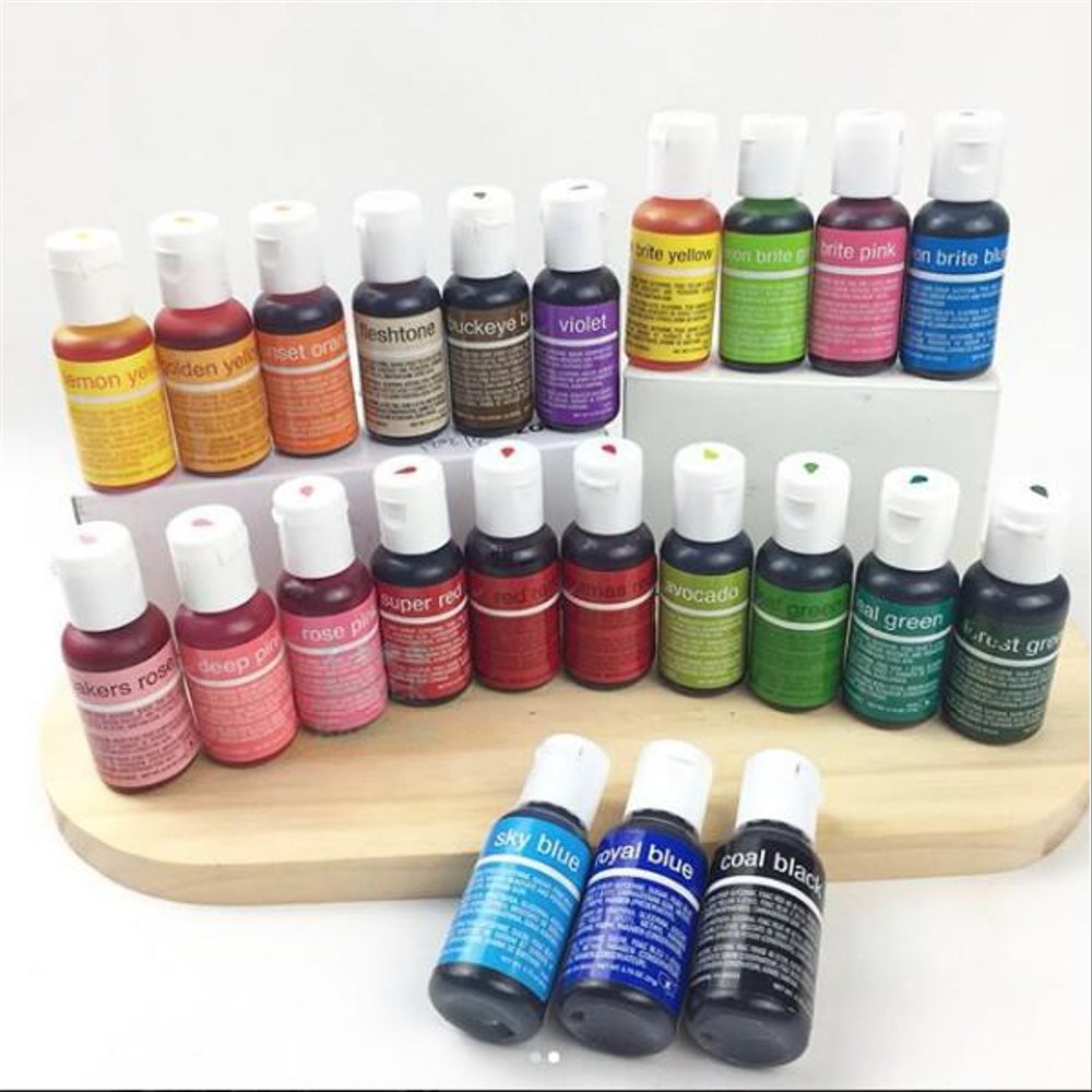 

Chefmaster Food Coloring Pewarna Makanan Hitam Merah Putih Kuning Biru etc